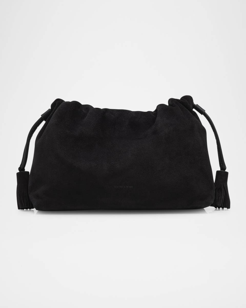 Stash Suede Shoulder Bag
